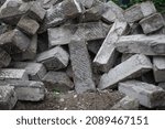 Small photo of Demolition fences and disjointed materials