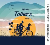 father's day social media post... | Shutterstock .eps vector #2158088757