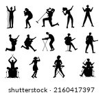 rock musicians character... | Shutterstock .eps vector #2160417397