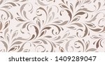 floral seamless pattern.... | Shutterstock .eps vector #1409289047
