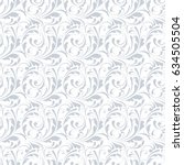 floral seamless pattern. sample ... | Shutterstock .eps vector #634505504