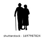 Silhouettes Of Grandparents...