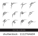 set of frames  borders  labels. ... | Shutterstock .eps vector #1112764604