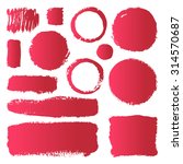 hand drawn abstract make up... | Shutterstock .eps vector #314570687