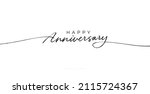 happy anniversary greeting card.... | Shutterstock .eps vector #2115724367
