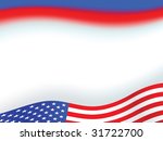 american flag background with... | Shutterstock .eps vector #31722700
