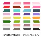 mini washi tape strips colorful ... | Shutterstock .eps vector #1408763177