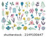 scandinavian color floral... | Shutterstock .eps vector #2149100647