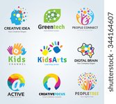 Logo Set Kids Arts And...