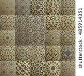 islamic pattern . seamless... | Shutterstock .eps vector #485914351