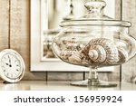 Glass Jar Of Beautiful Shells...
