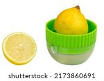Lemon Squeezer Isolated Over A...