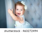 Image Of Sweet Baby Girl In A...