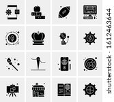 16 business universal icons... | Shutterstock .eps vector #1612463644