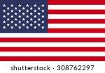united states of america flag | Shutterstock . vector #308762297