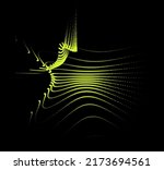 groups of explosions and bursts ... | Shutterstock .eps vector #2173694561