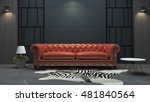 Free Image of Elegant Red Leather Sofa in a Living Room | Freebie ...