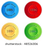 colored guarantee labels | Shutterstock .eps vector #48526306