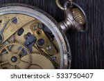 Old clockwork close up