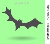 flying bat vector illustration | Shutterstock .eps vector #404077681