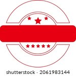 vector stamp without text. set... | Shutterstock .eps vector #2061983144