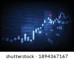 stock market trading graph in... | Shutterstock .eps vector #1894367167