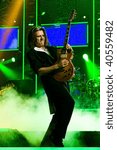 Small photo of TOLEDO, OHIO - NOVEMBER 8: Lead Guitar Player Alex Skolnick of Trans-Siberian Orchestra on November 8, 2009 in Toledo, OH.