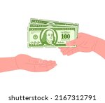 investment in a startup. hand... | Shutterstock .eps vector #2167312791