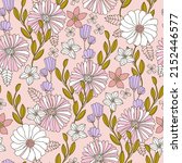 floral seamless pattern in... | Shutterstock .eps vector #2152446577
