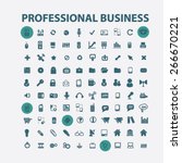 professional business ... | Shutterstock .eps vector #266670221