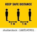 Keep Safe Distance Social...