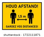 bilingual dutch   french... | Shutterstock .eps vector #1722111871