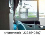 Small photo of water bottle for humidification Equipment in the oxygen gauge set It is suitable to administer nasal cannula oxygen to patients whose hypoxia is usually mild and mild.