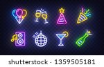 party icon set isolated. party... | Shutterstock .eps vector #1359505181