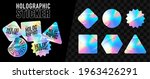 holographic stickers. hologram... | Shutterstock .eps vector #1963426291