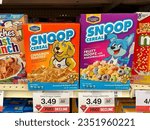 Small photo of Olathe, Kansas - August 22, 2023: Snoop Cereal - Cinnamon Toasteez and Fruity Hoopz