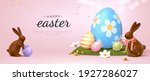 3d Easter Banner With Chocolate ...
