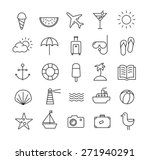 collection of icons... | Shutterstock .eps vector #271940291