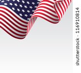 american flag vector... | Shutterstock .eps vector #116910814