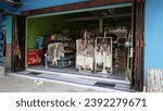 Small photo of Solo Indonesia, 10 November 2023, Warung in Indonesian language means small stall. Usually they sell daily necessities and snacks.