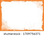 the horizontal halloween blank... | Shutterstock .eps vector #1709756371