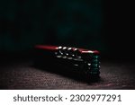 Small photo of pocket knife on black background