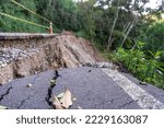Asphalt Road Damaged By A...