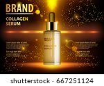 cosmetic beauty product  ads of ... | Shutterstock .eps vector #667251124