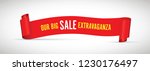 our big sale extravaganza | Shutterstock .eps vector #1230176497
