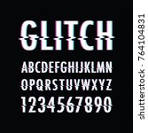 glitch text background | Shutterstock .eps vector #764104831
