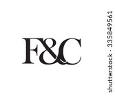 f c initial logo. ampersand... | Shutterstock .eps vector #335849561
