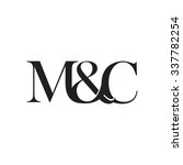 m c initial logo. ampersand... | Shutterstock .eps vector #337782254