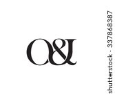 o i initial logo. ampersand... | Shutterstock .eps vector #337868387