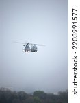 Military Helicopter During...